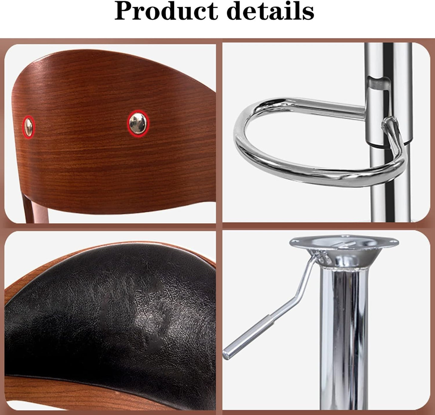 Modern Adjustable Swivel Bar Stool