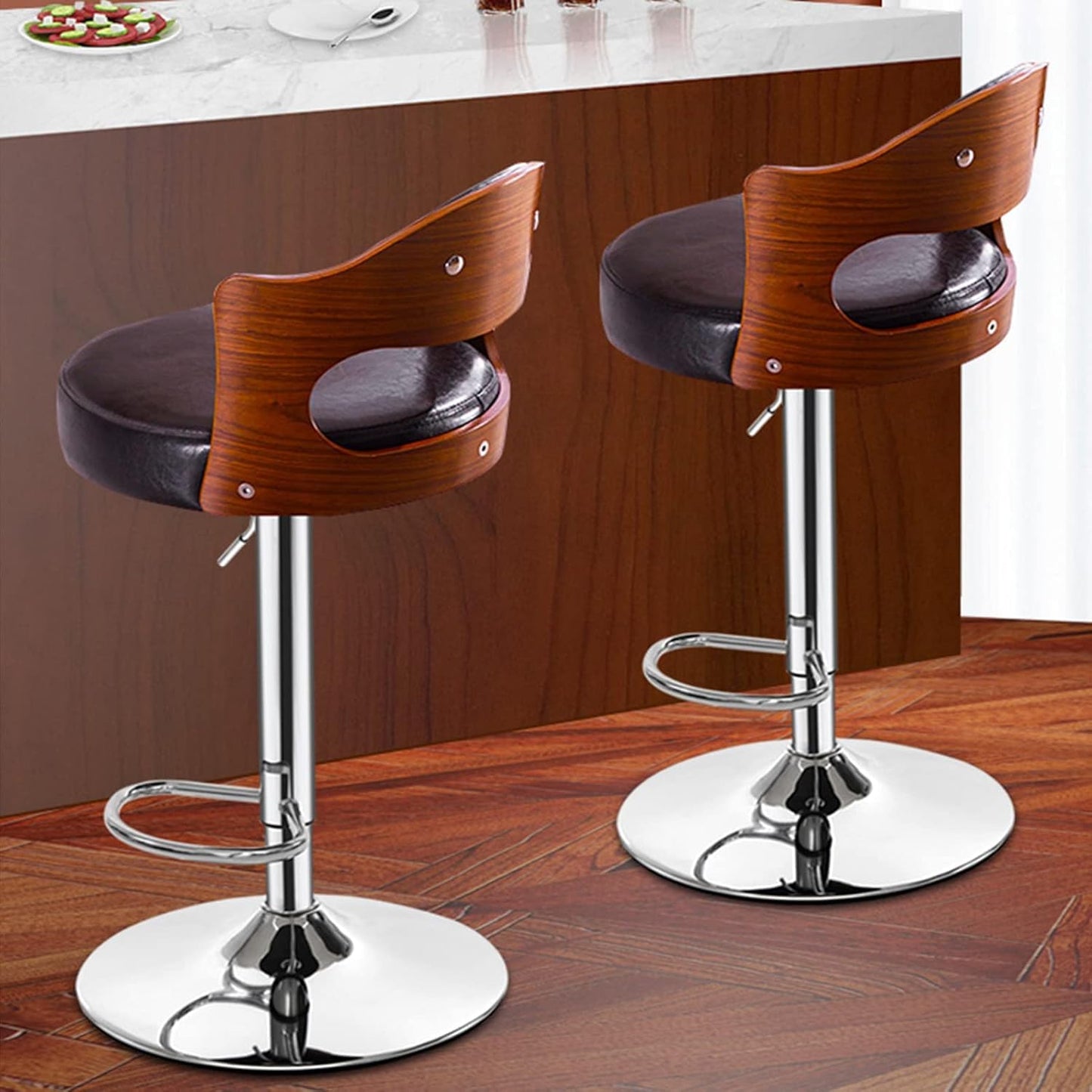 Modern Adjustable Swivel Bar Stool